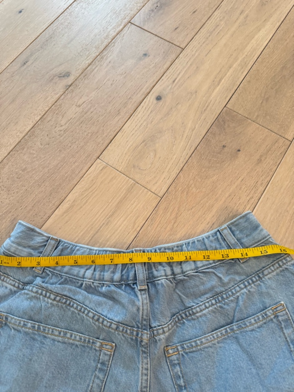 We The Free Light Blue Rolled-Hem Denim Shorts - Picture 6 of 10